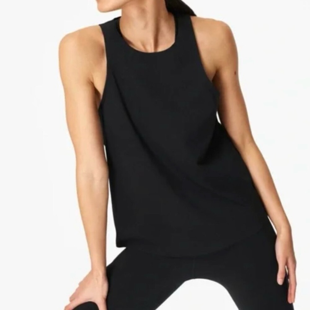 Sweaty Betty Power Mission Tank Top in Black XS